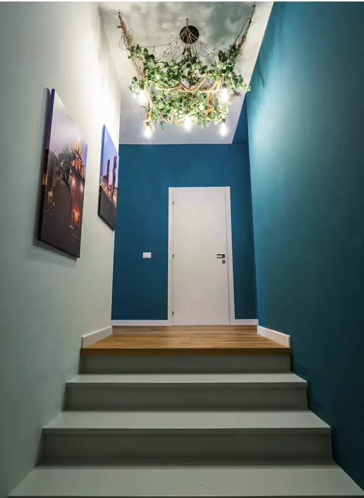 Ingresso elegante dell'appartamento vacanze Glam Turin in Via Belfiore Torino